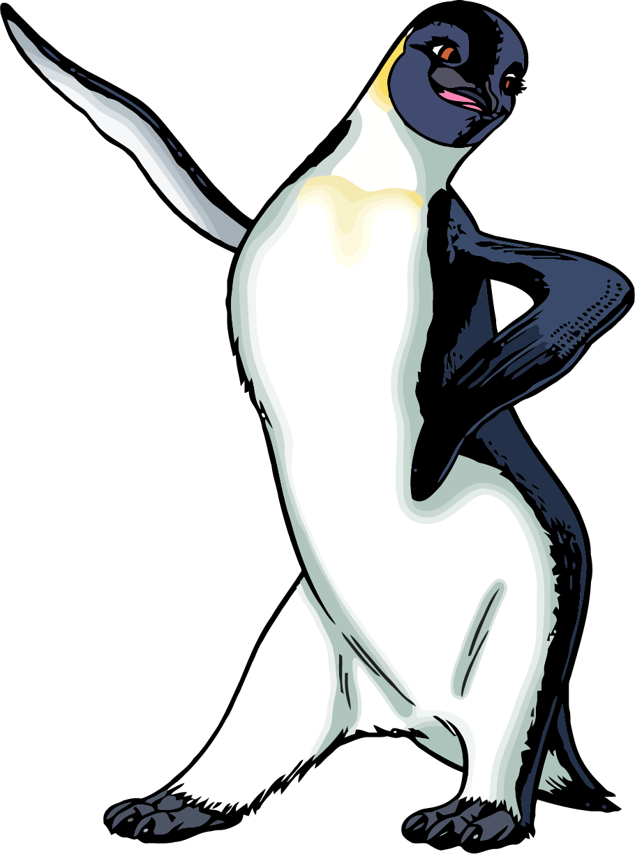 View large size Happy Feet Girl Clipart Png - Clip Art Happy Feet Tra...