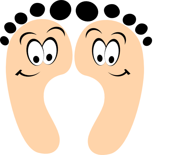 Feet Funny Clipart (600x528), Png Download