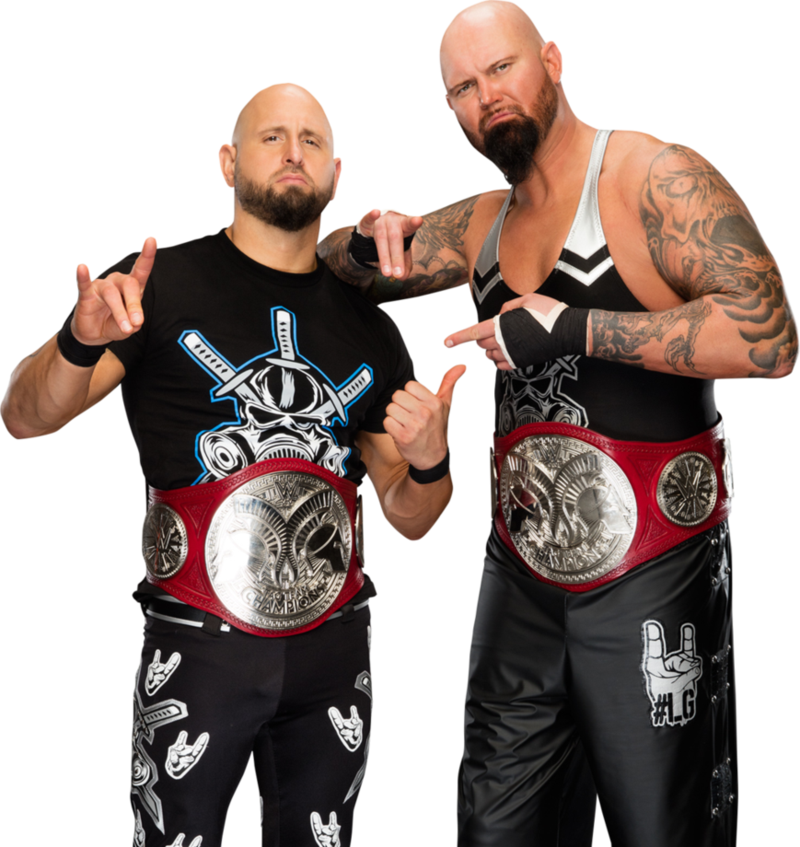 Luke Gallows And Karl Anderson Raw Tag Team Champi - Hall Of Wwe Raw Tag Team Champions Clipart (800x847), Png Download