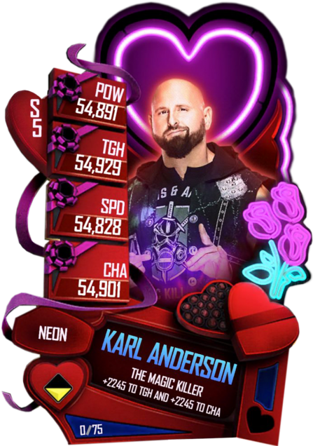 Karlanderson S5 23 Neon Valentine - Poster Clipart (456x720), Png Download