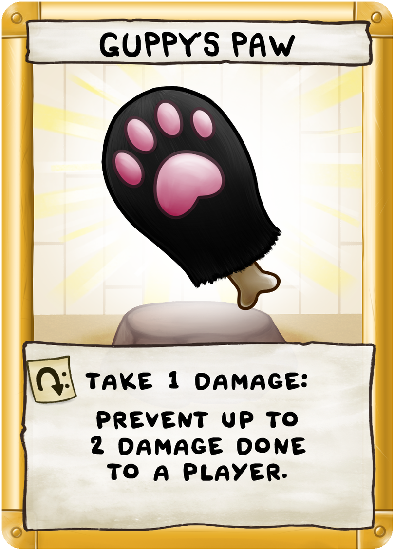 The Paw Is One Of A Few Guppy Items In The Game That - Binding Of Isaac Four Souls Incubus Clipart (880x1200), Png Download