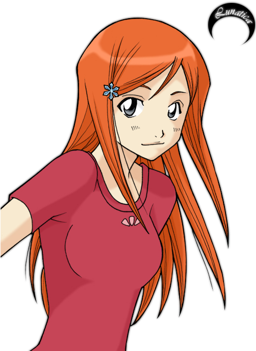 Photo 8623 Render Orihime Kzkggaaracolle - Cartoon Clipart (550x750), Png Download