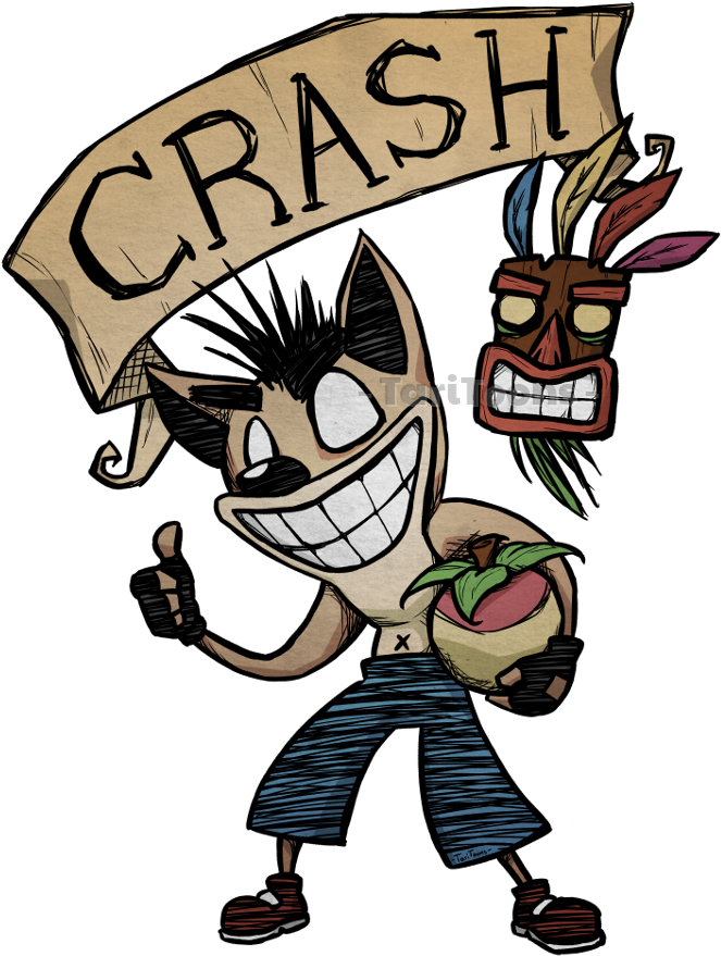 Don't Starve Together , Png Download - Crash Don T Starve Clipart (663x879), Png Download