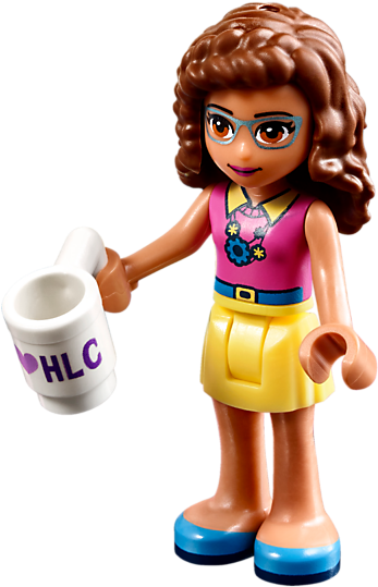 Olivia's Deluxe Bedroom - Lego Friends Figuren Olivia Clipart (800x600), Png Download