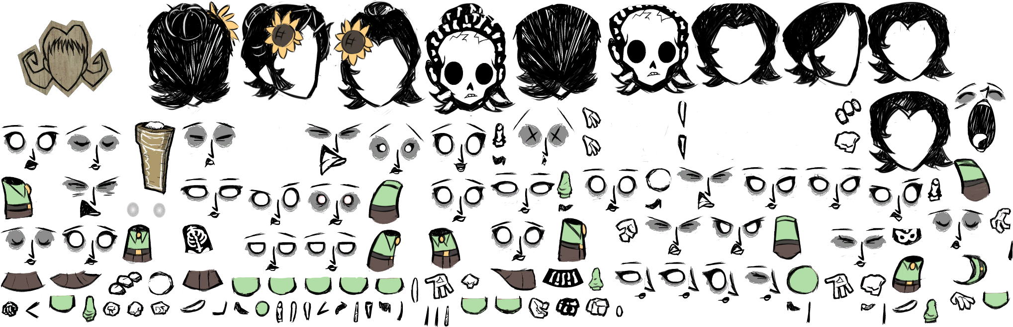 Turn A Photo Into A Png - Dont Starve Mod Template Clipart (2048x1024), Png Download