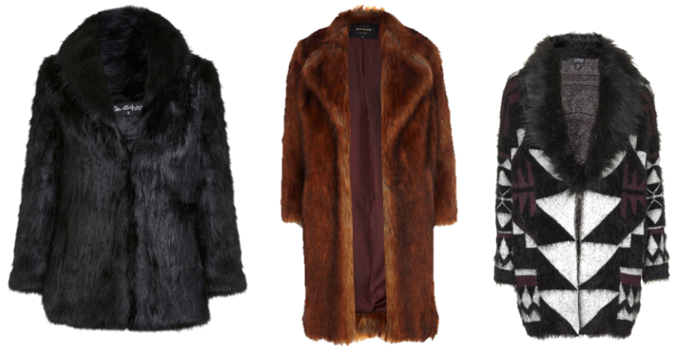 Leather Winter Coat Download Transparent Png Image - River Island Copper Fur Coat Clipart (1024x532), Png Download