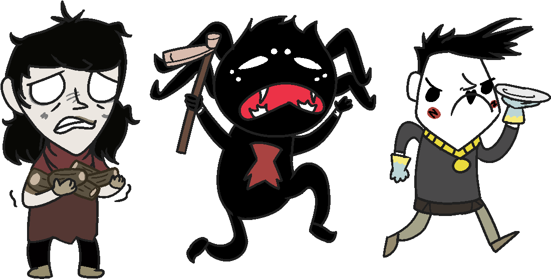Don't Starve Together - Cartoon Clipart (1209x666), Png Download