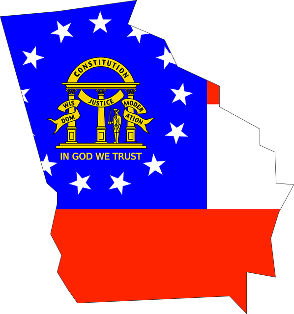 Gallery - Georgia State Flag Clipart (598x640), Png Download