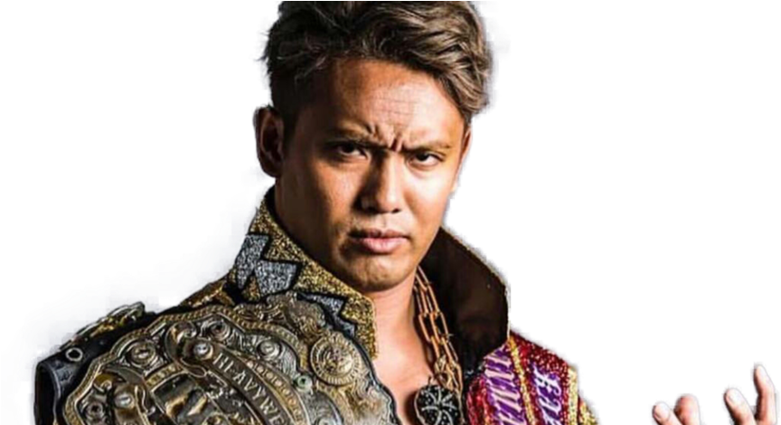 Kazuchika Okada Suzuko Mimori Clipart (894x469), Png Download