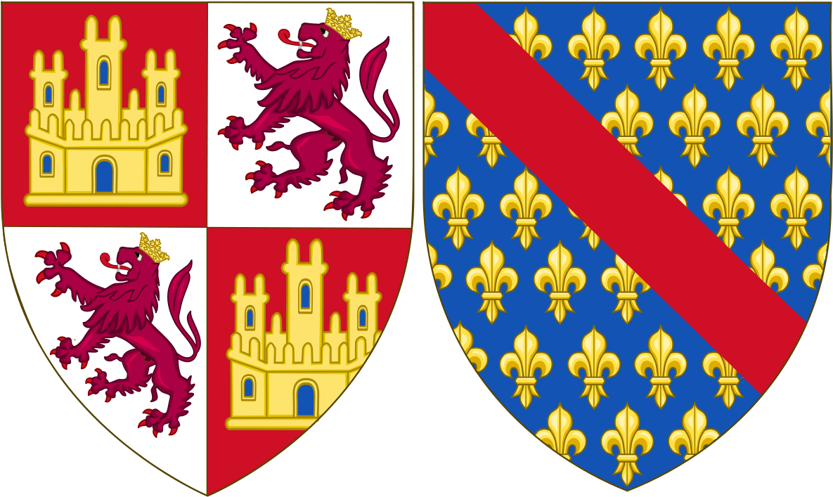 Castile And Leon Coat Of Arms Clipart (1200x725), Png Download