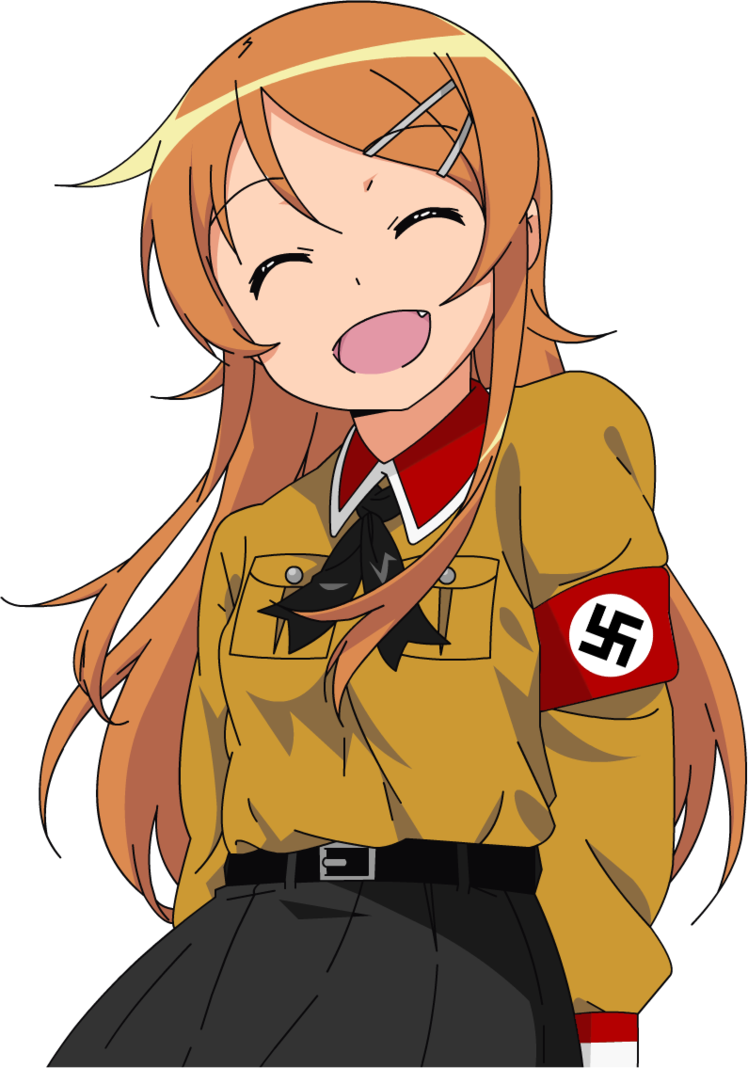 Post - Nazi Anime Girl Transparent Clipart (748x1068), Png Download