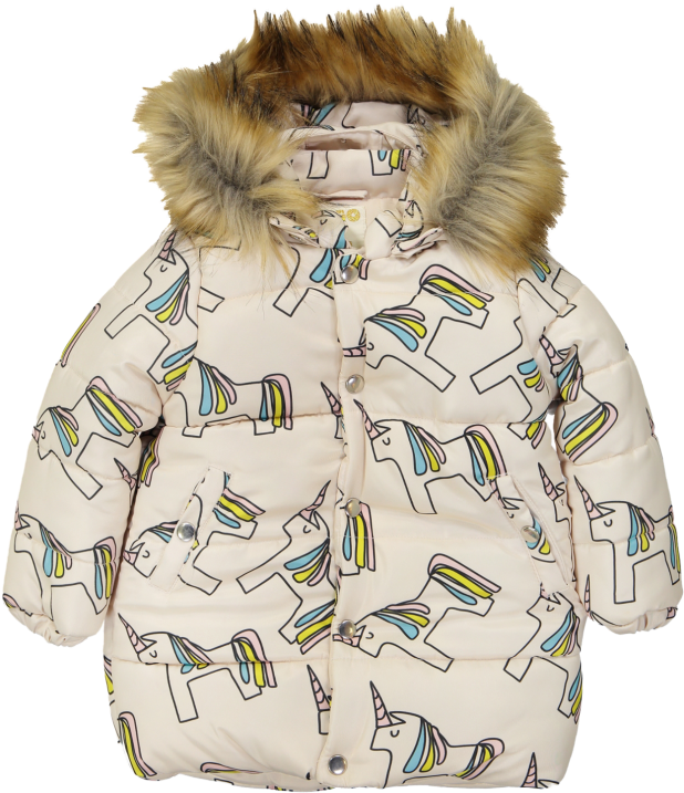 Hugo Loves Tiki Winter Coat Unicorns - Hugo Loves Tiki Coat Clipart (960x720), Png Download