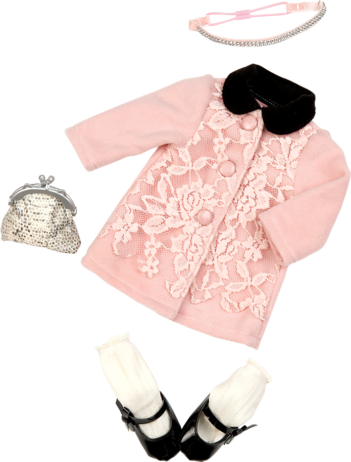 Winter Wonder Outfit Sequin Jacket - Girl Clipart (1050x1050), Png Download