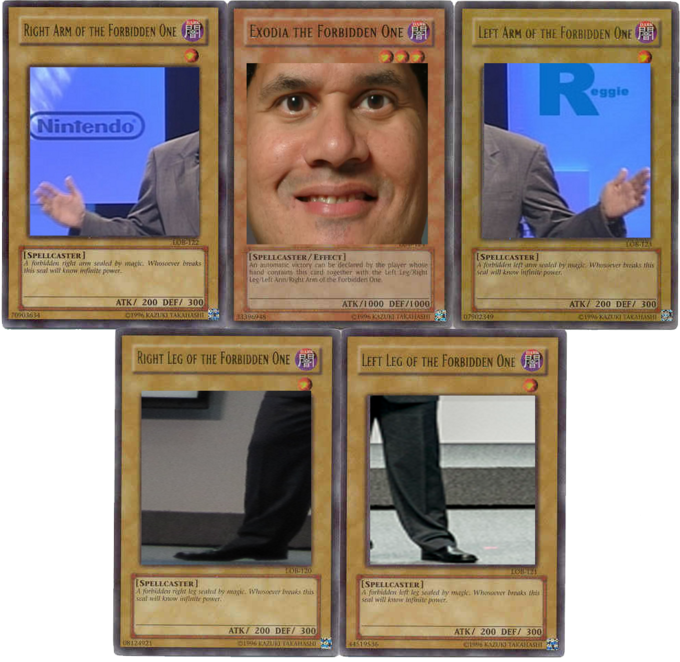 Five Pieces Of Exodia - My Body Is Ready Meme Reggie Clipart (680x662), Png Download