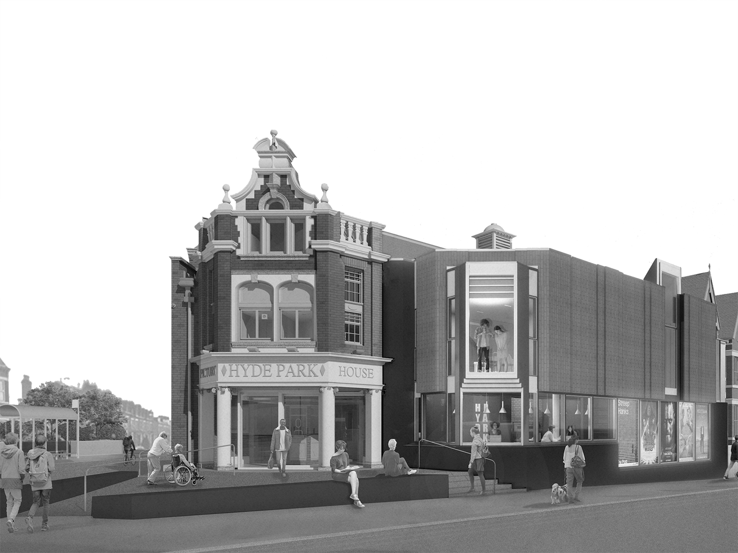 Hyde Park Picture House - Hyde Park Picture House Development Clipart (1500x1125), Png Download