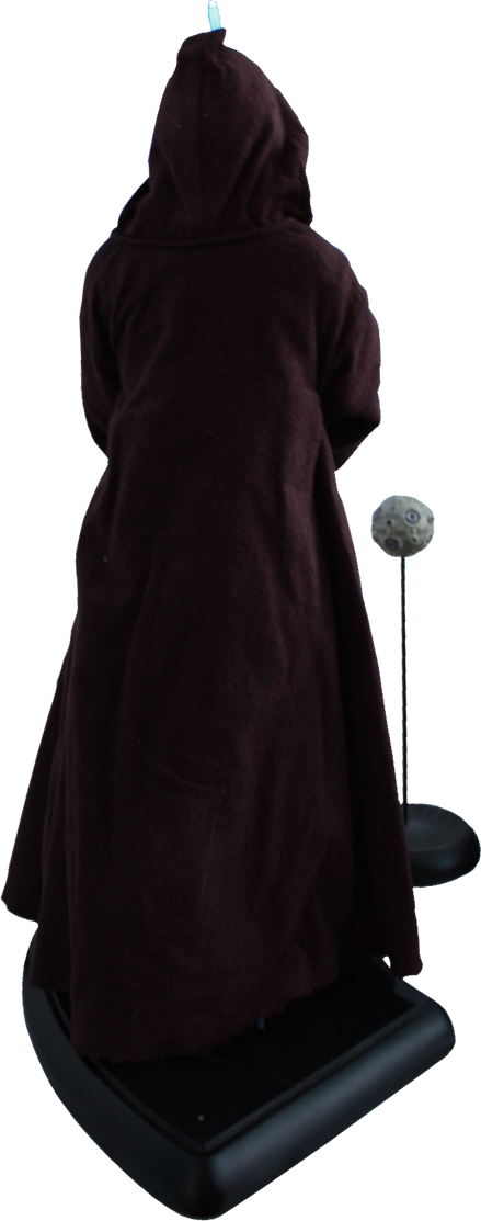 Star Wars Obi Wan Kenobi Lightsaber - Velvet Clipart (439x1113), Png Download