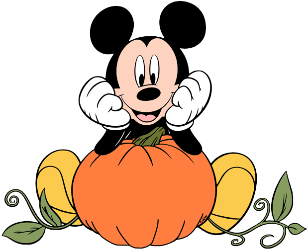 Disney Halloween Clip Art - Mickey Mouse Halloween Clip Art - Png Download (619x503), Png Download
