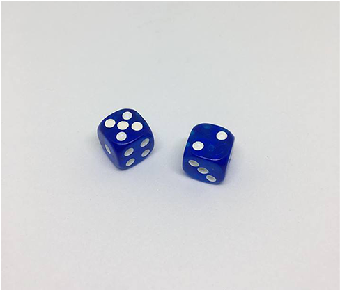 Today, When You Order "dice Without Two Clear Blue - Dice Game Clipart (740x416), Png Download