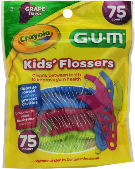 Zoom - Gum Kids Flossers Clipart (600x600), Png Download