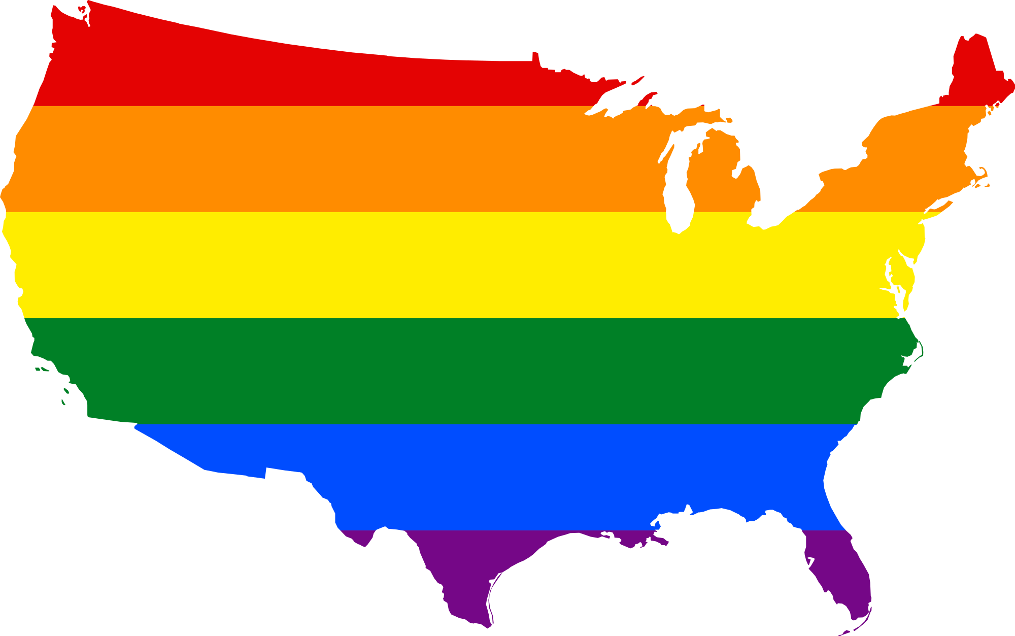First Northern Wisconsin Lbgt Pride Event Saturday - Lgbt United States Clipart (2000x1253), Png Download