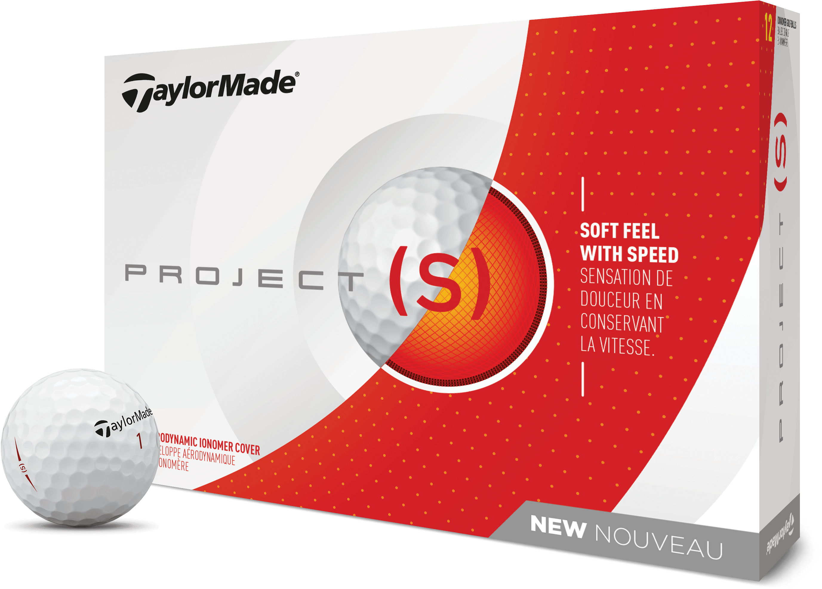 Callaway Golf Supersoft - Project S Golf Balls Clipart (3383x2171), Png Download