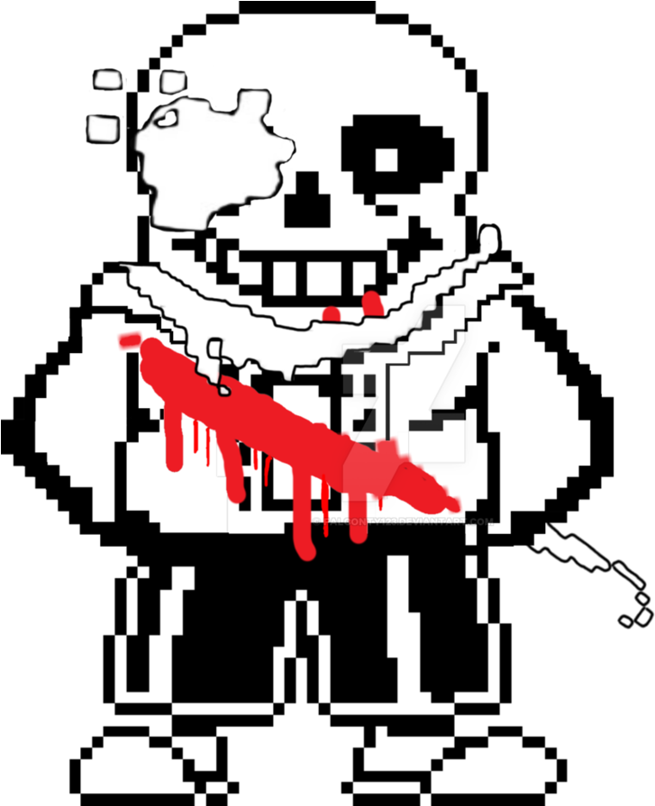 Sans Battle Sprite By Falconty123 - Sans Png Sprite Clipart (894x894), Png Download