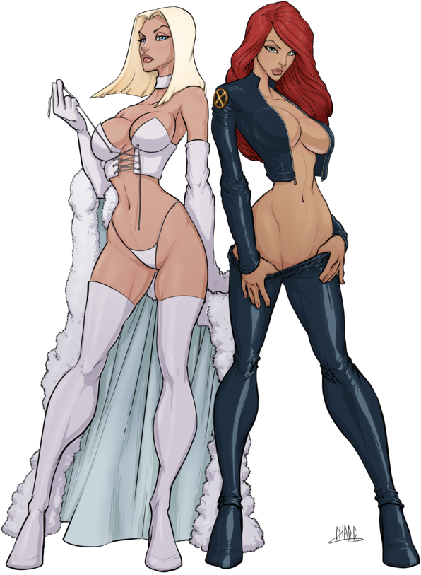 Rival Queens By *chadwick J Coleman [da] - Cartoon Clipart (800x1035), Png Download