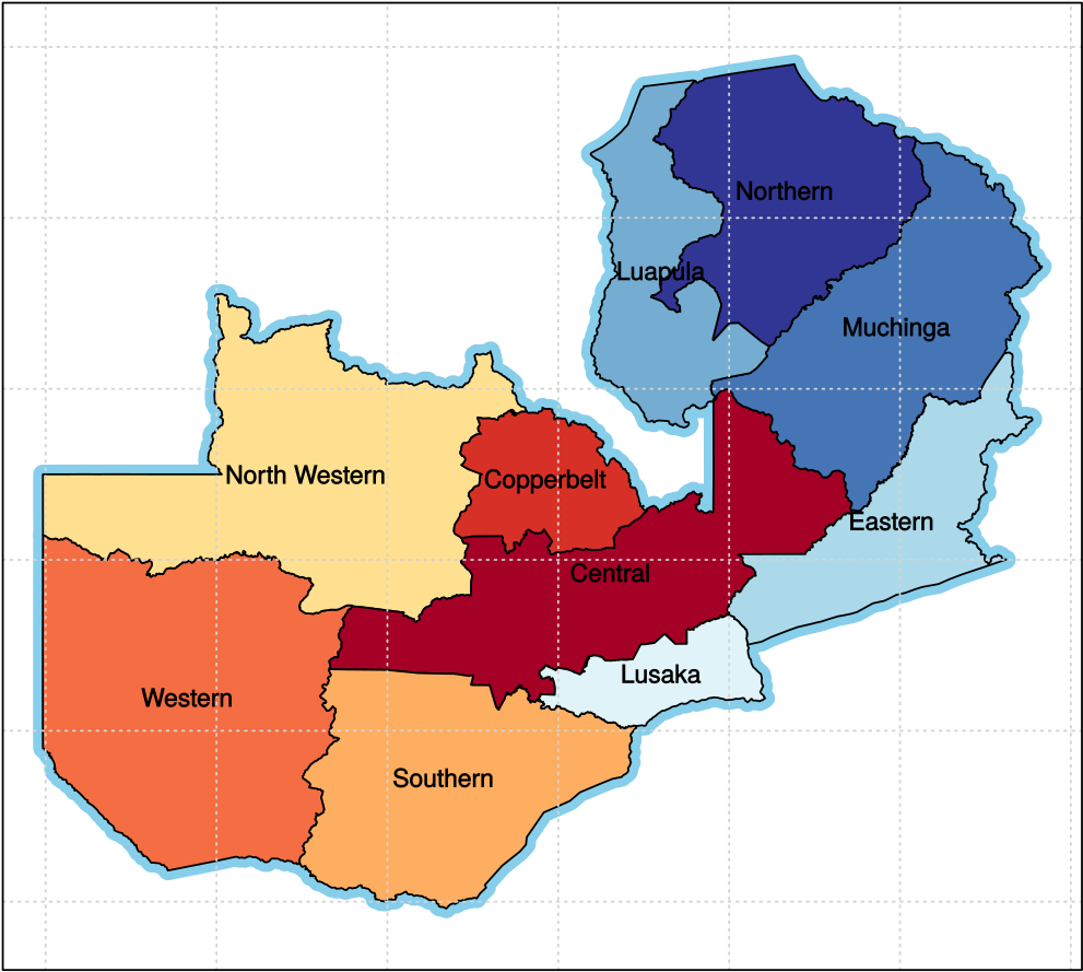 Zambie Provinces Clipart (1200x1200), Png Download