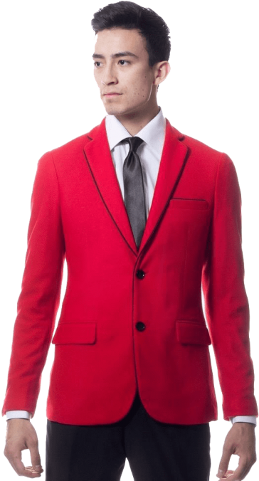 Red Suit Png - Blazer Clipart (480x690), Png Download