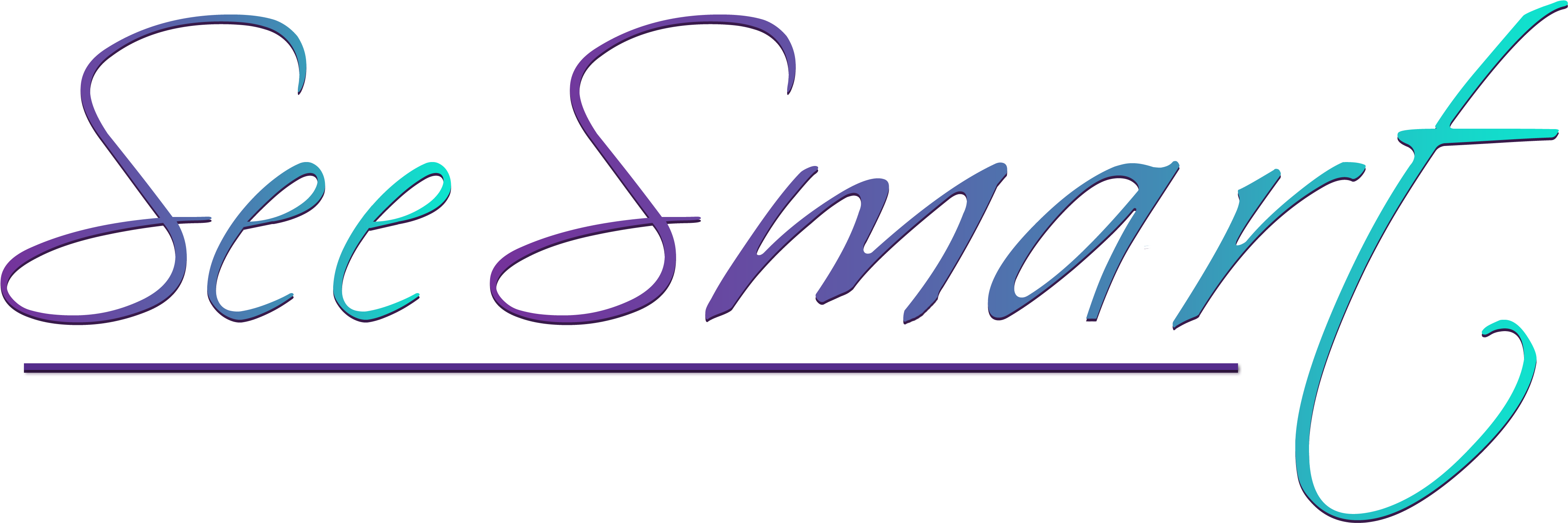 Seesmart Coaching - Calligraphy Clipart (4300x1517), Png Download