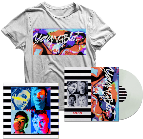 5 Seconds Of Summer Youngblood Vinyl Clipart (600x600), Png Download