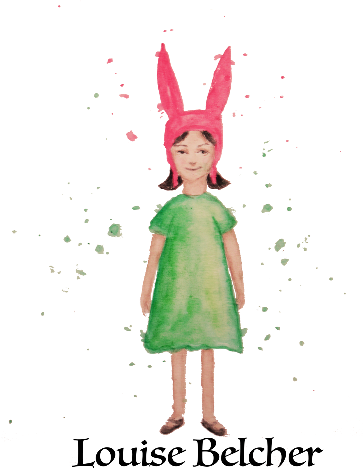 Bob's Burgers Louise Louise Belcher Art Fanart Illustration - Illustration Clipart (1280x1732), Png Download