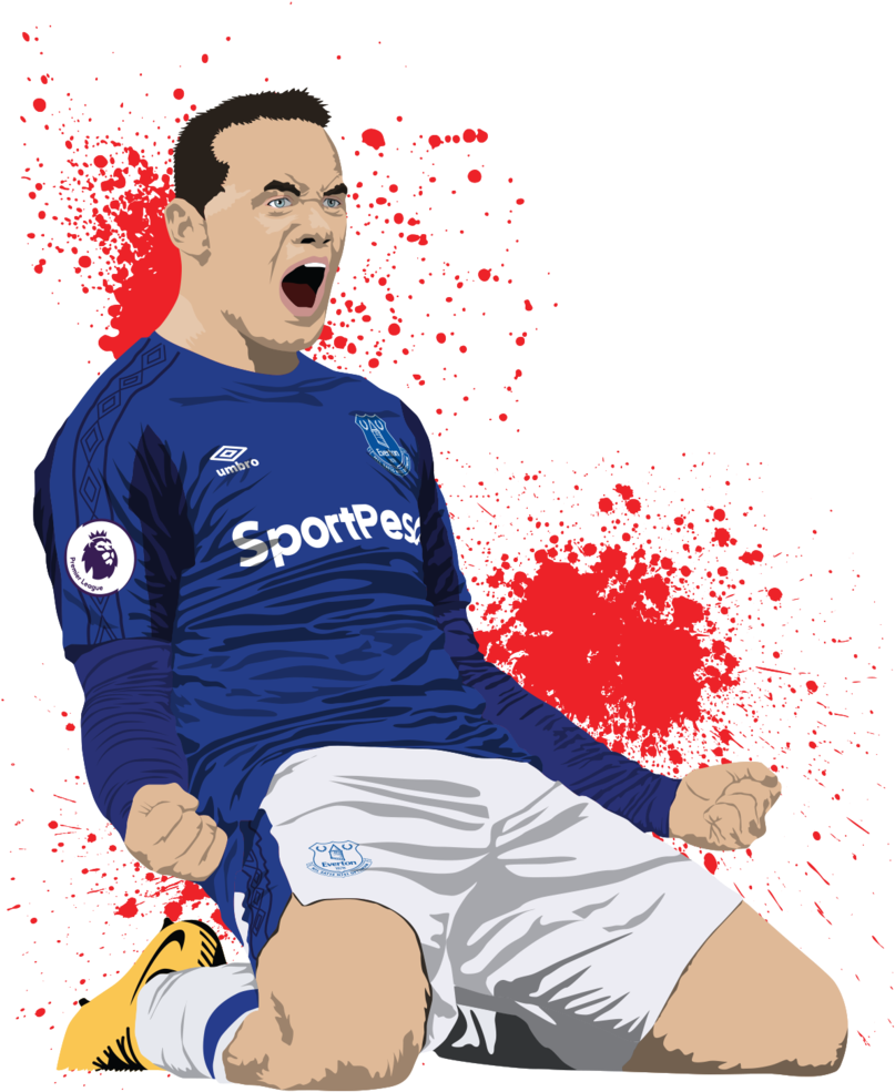 Wayne Rooney Clipart (1000x997), Png Download