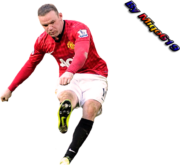 Wayne Rooney Render - Football Player Clipart (800x600), Png Download