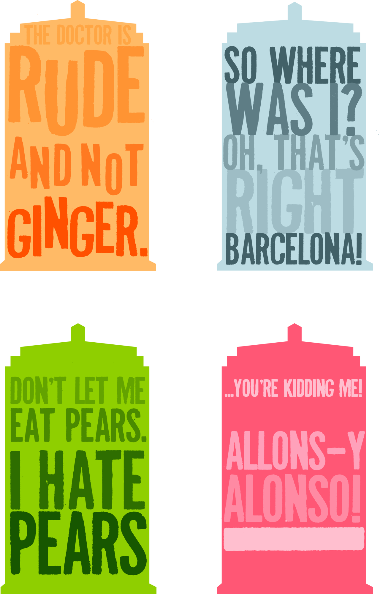 Tenth Doctor - Ginger Doctor Who Quotes Clipart (1280x1999), Png Download