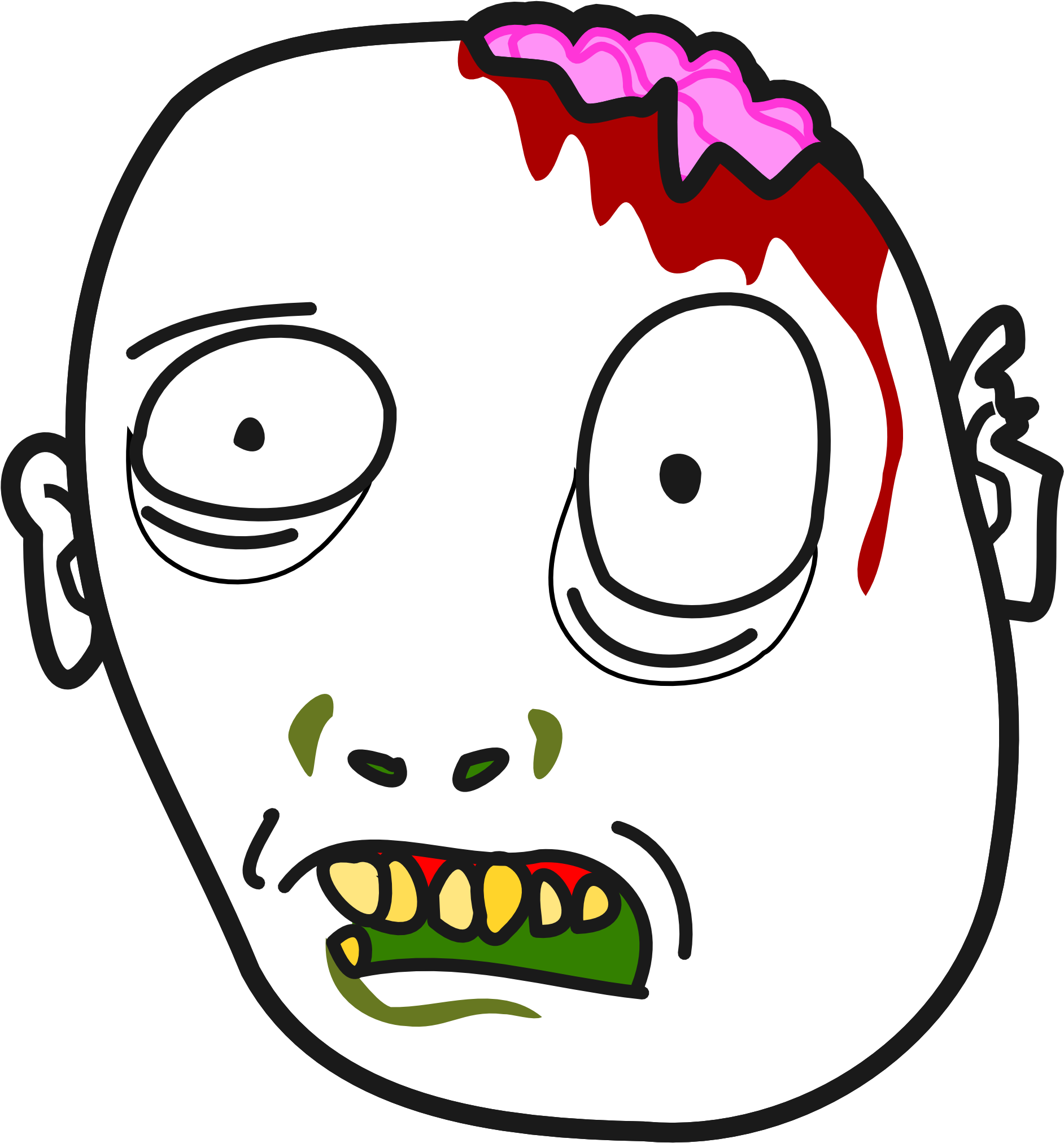 Clipart Info - Zombie Clip Art - Png Download (1979x2124), Png Download