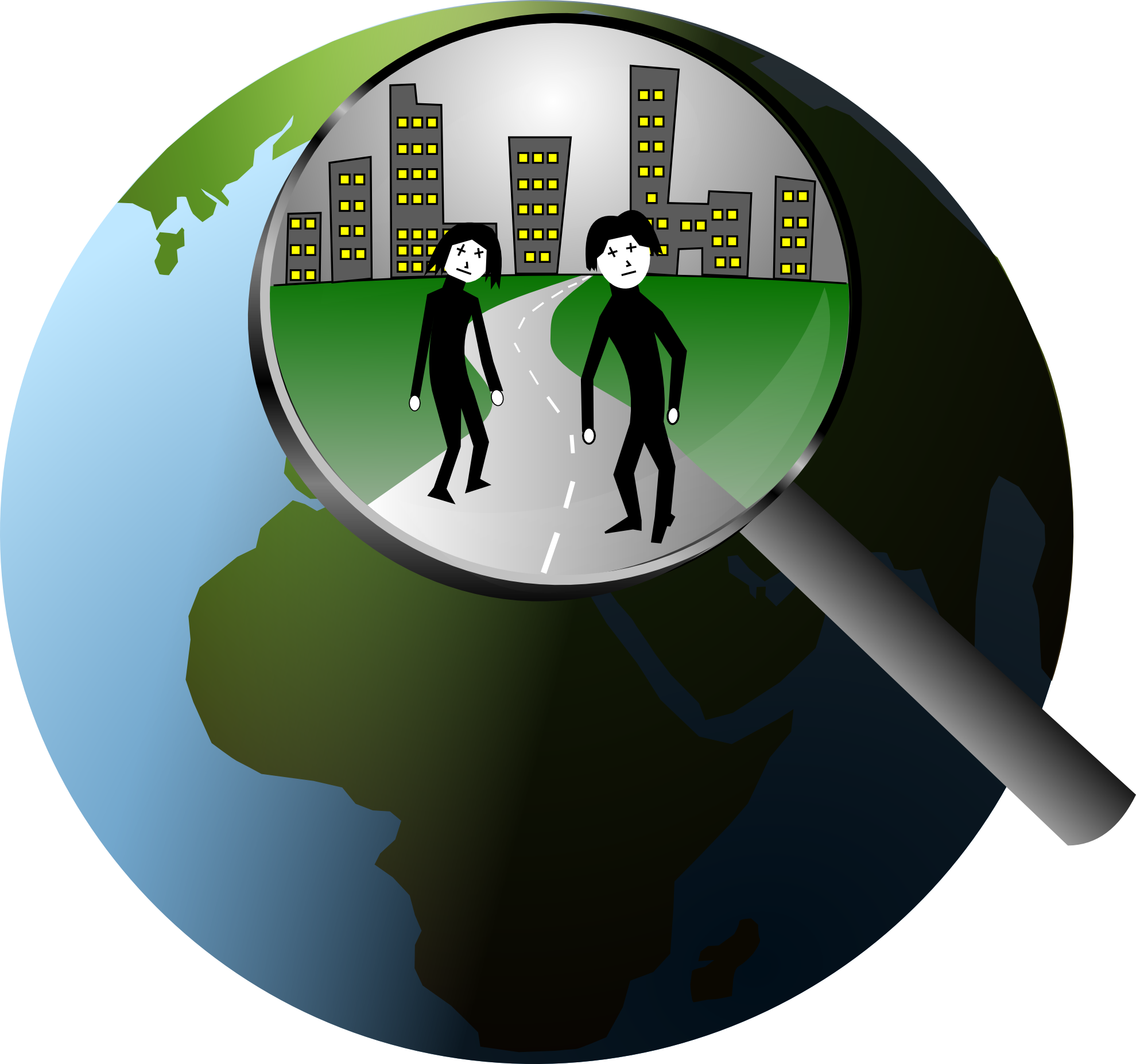 Zombies On Earth 1979px 557 - Clip Art - Png Download (1979x1854), Png Download