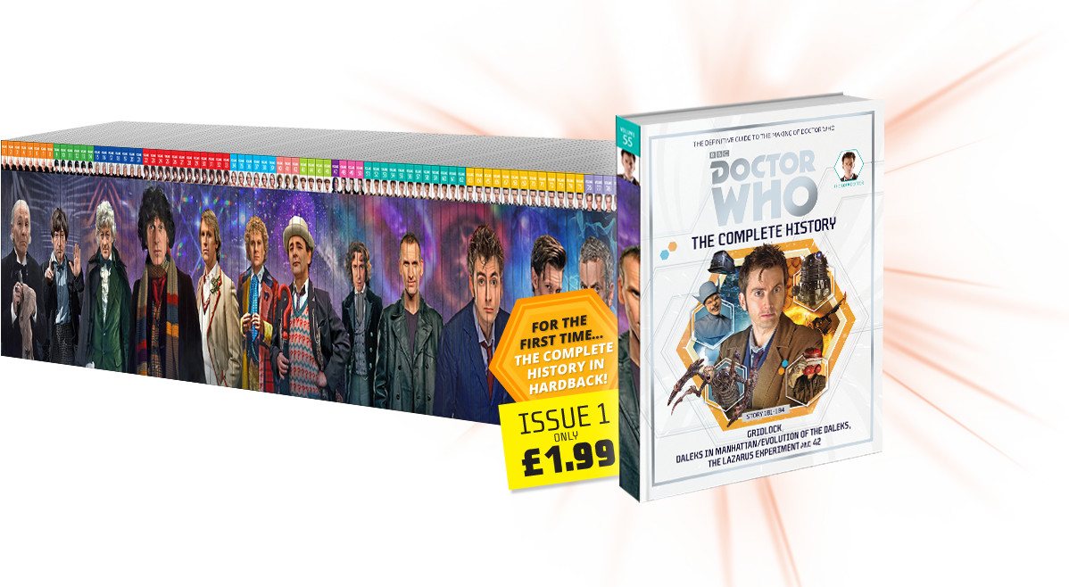 Issue 1 Only £9 - Doctor Who The Complete History Clipart (1198x658), Png Download