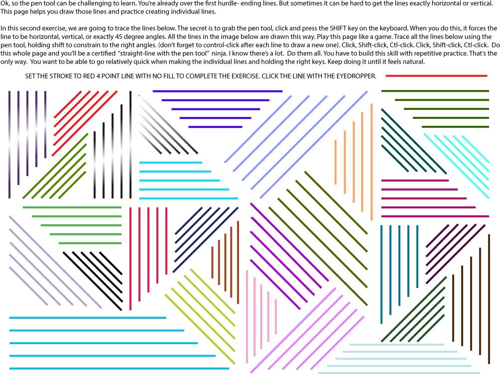 Pen Exercise - Graphic Design Clipart (1024x768), Png Download