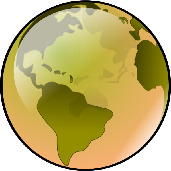 Earth Clip Art World Globes N3 - Blue Earth - Png Download (600x601), Png Download