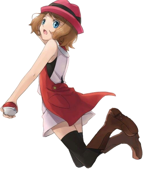 #pokemon #pokemonsticker #pokemonserena #pokegirl #pokemonxy - Serena Clipart (496x586), Png Download