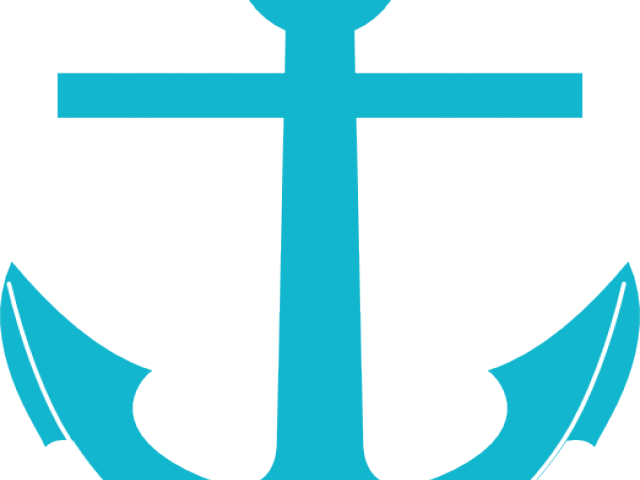 Anchor Clipart Teal - Anchor Clip Art - Png Download (640x480), Png Download