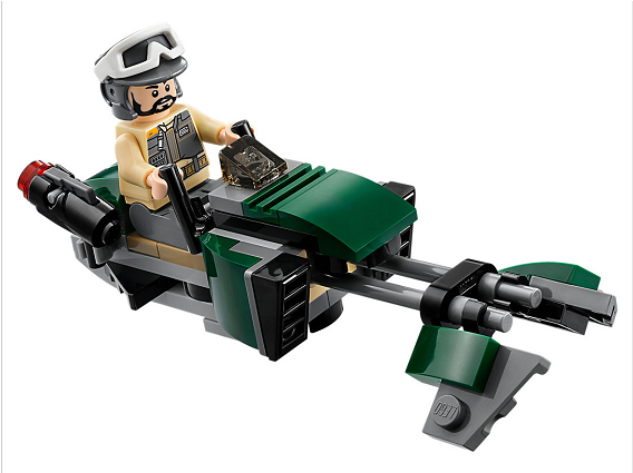 Lego Green Speeder Bike Clipart (800x424), Png Download