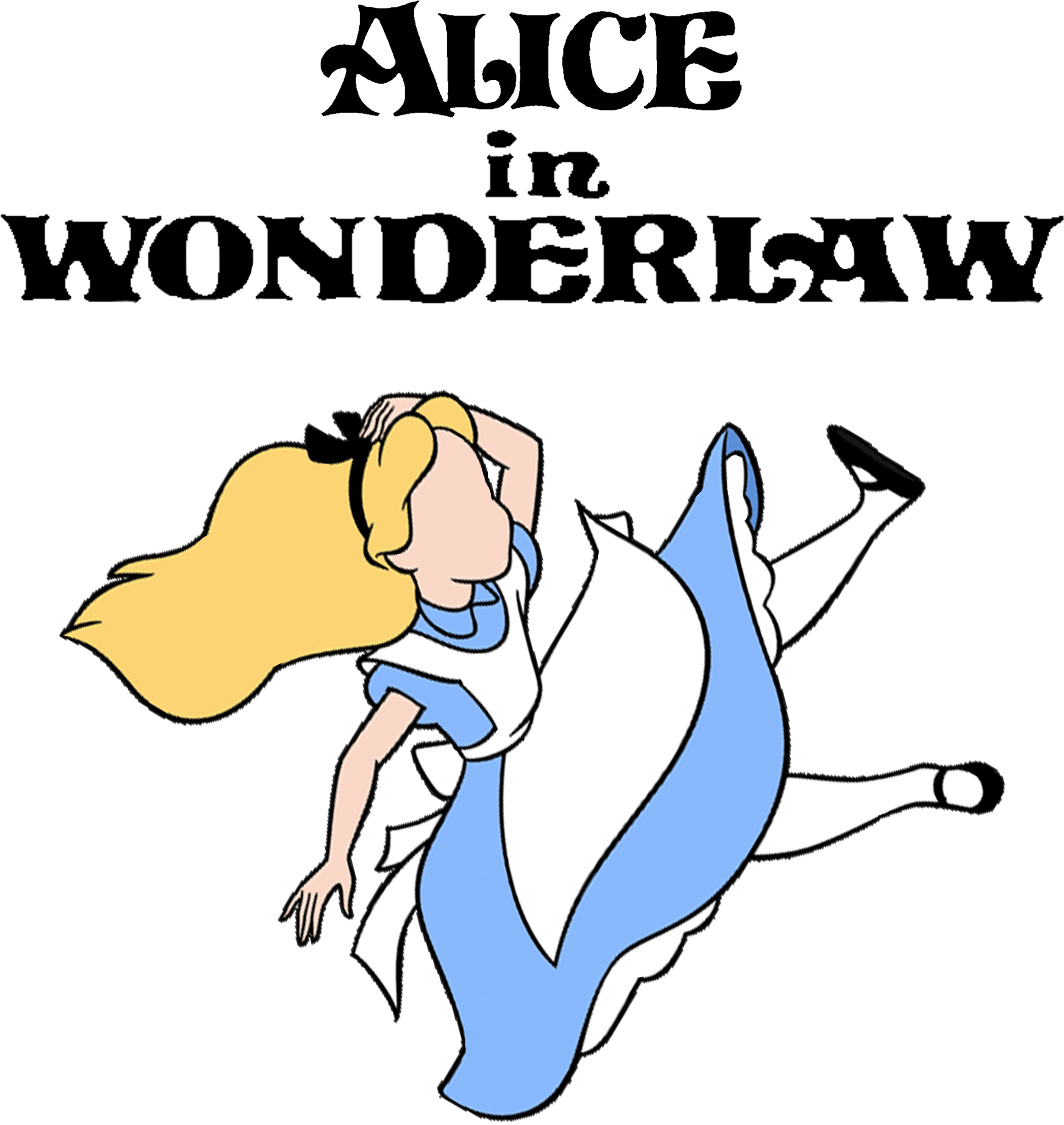Alicefallinglogo3 - Alice In Wonderland Book Clipart (4000x4000), Png Download