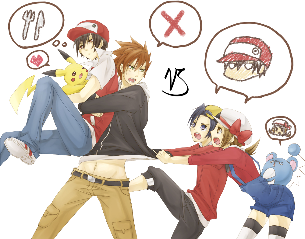 168 Images About Pokemon - Glitchy Red Creepypasta Anime Clipart (1000x793), Png Download