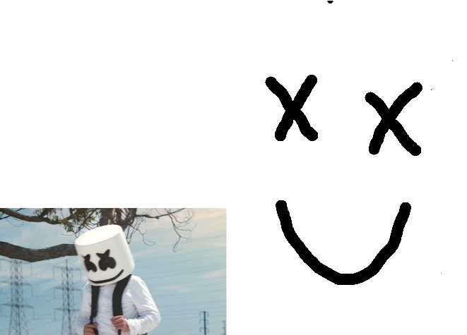 Marshmello-2 - Image - Visual Arts Clipart (661x475), Png Download