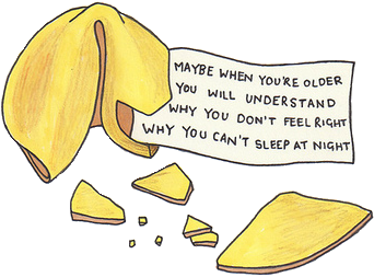 #colours #cookie #food #lyrics #sad #couple #cute #fortune - Sad Happy Quotes Life Clipart (465x750), Png Download