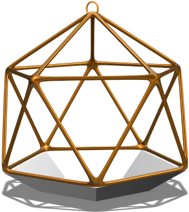 Geometric Hanging Ornament Clipart (925x694), Png Download