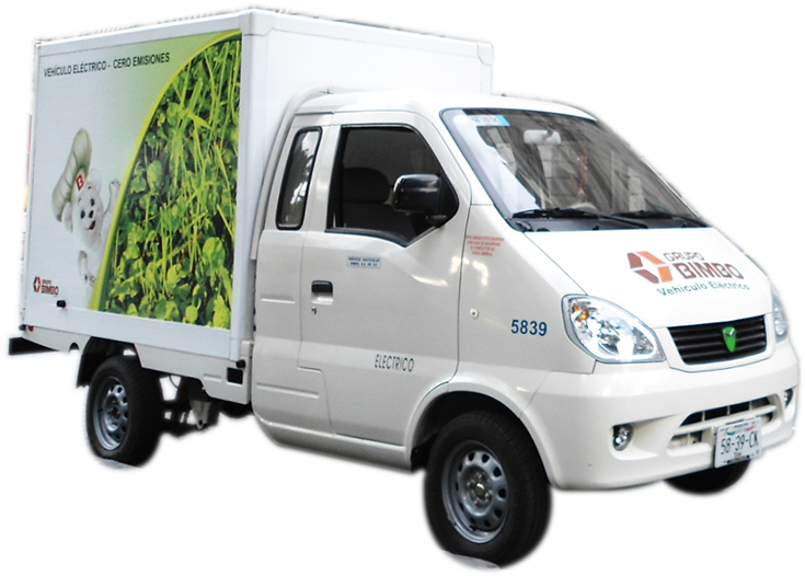 Foto Camion Electrico - Camion Bimbo Png Clipart (970x601), Png Download