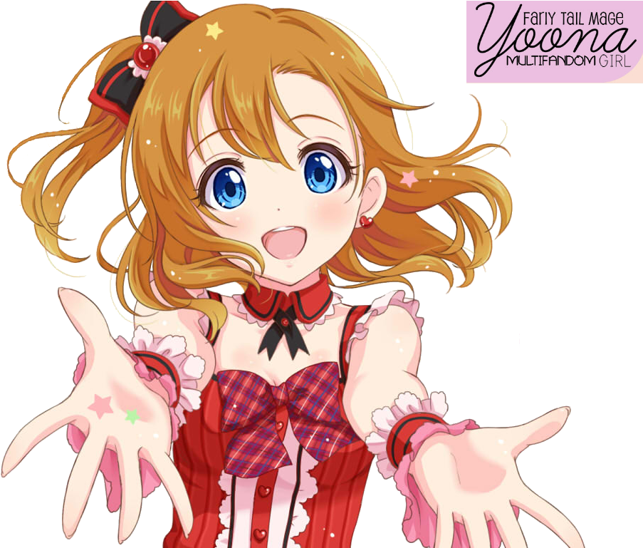 Honoka Kousaka Version 1 Render By Yoonafandom - Honoka Love Live Fanart Clipart (1024x768), Png Download